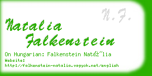 natalia falkenstein business card